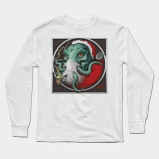 Cthulhu Claus - Ho, Ho, Ho, I want to eat your Soul! Long Sleeve T-Shirt